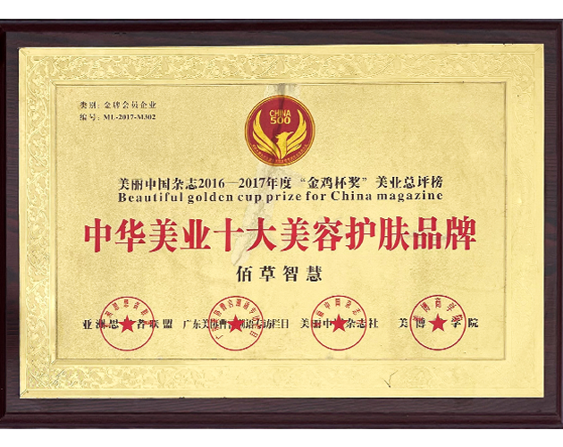 十大美容護膚